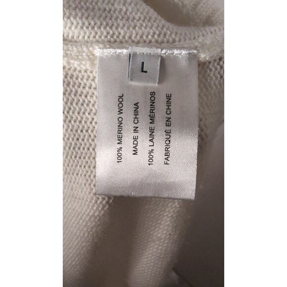 Proenza Shouler designer knit Merino wool plain sweater lg - Picture 13 of 14